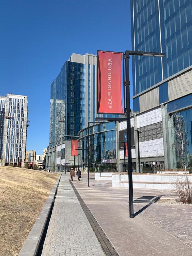 Квартира С Видом На Abu Dhabi Plaza Astana Eksteriør bilde